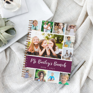 Personalized Class Photo Collage Teacher Notizbuch