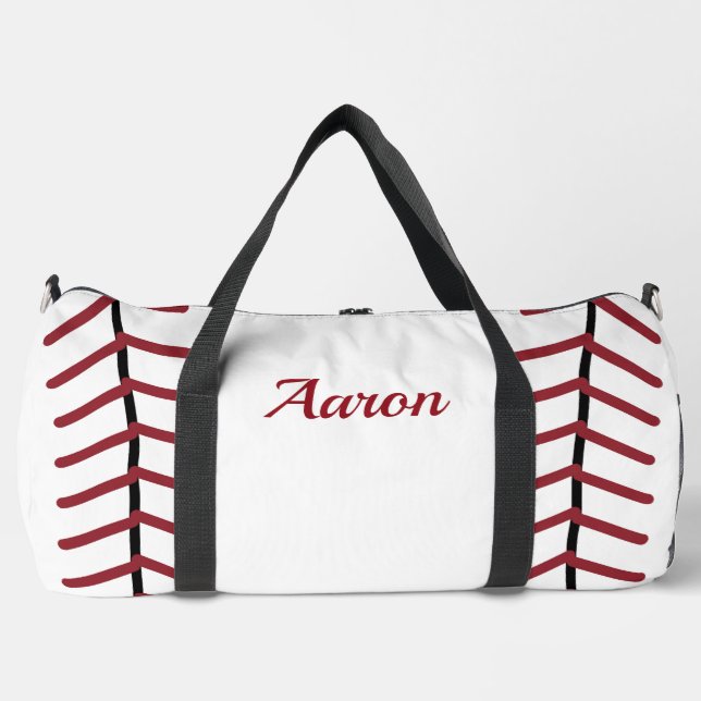 Personalized Classic Baseball Duffel Bag Duffle Bag (Vorderseite)