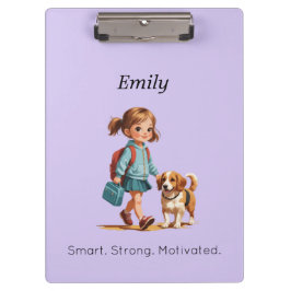 Personalized Clipboard – Back to School Klemmbrett