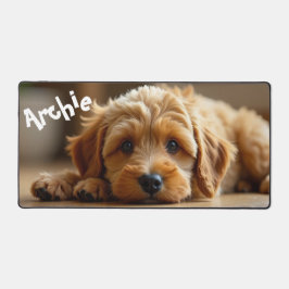 Personalized Cockapoo Puppy Desktop Mat  Schreibtischunterlage