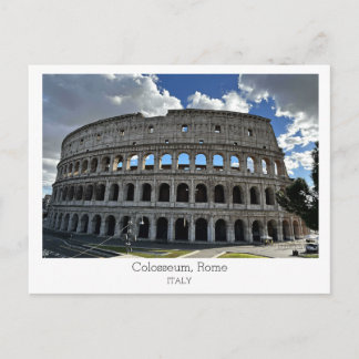 Personalized, Colosseum, Rome, Italy Postkarte