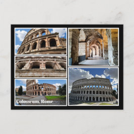 Personalized, Colosseum, Rome, Italy Postkarte