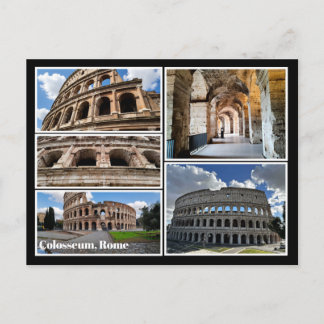 Personalized, Colosseum, Rome, Italy Postkarte