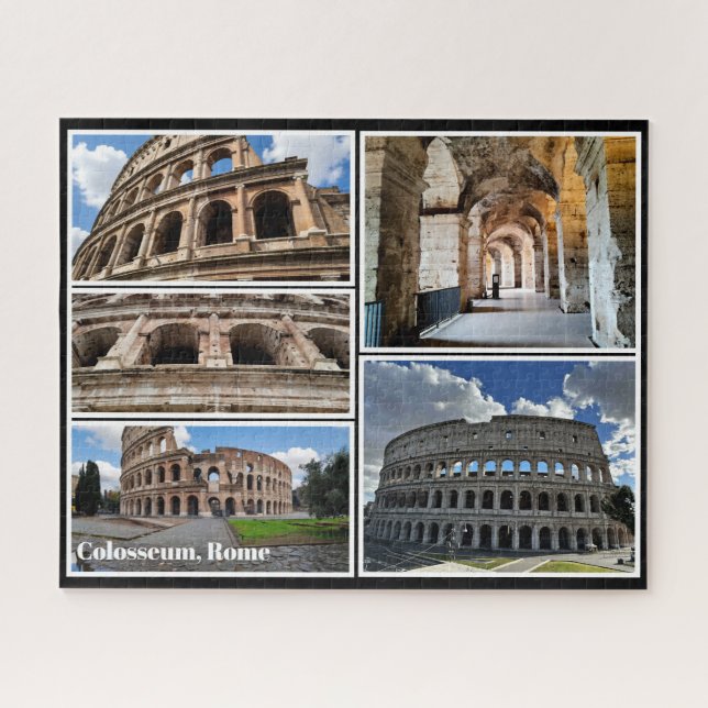 Personalized, Colosseum, Rome, Italy Puzzle (Horizontal)