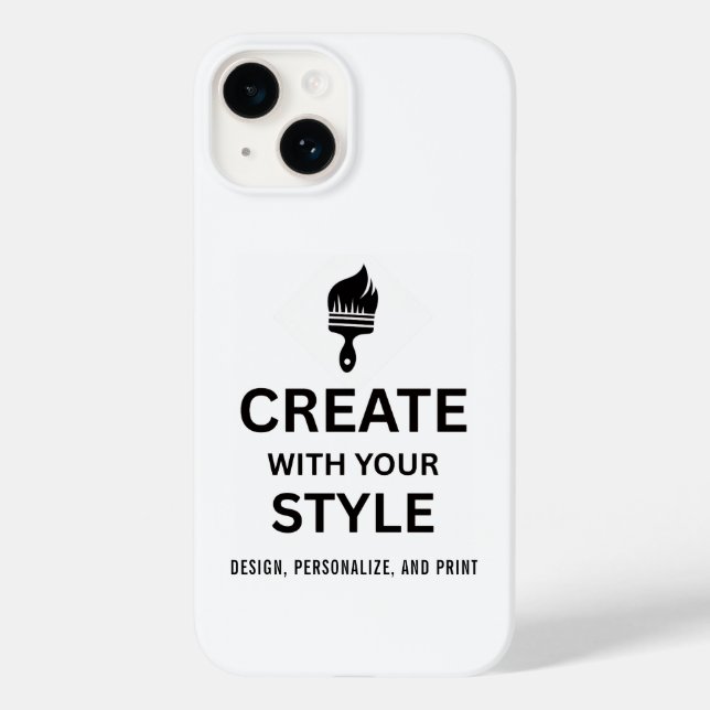 Personalized Company Logo Custom iphone case (Rückseite)