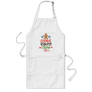 Personalized Cookie Baking Crew-Gingerbread Man Lange Schürze