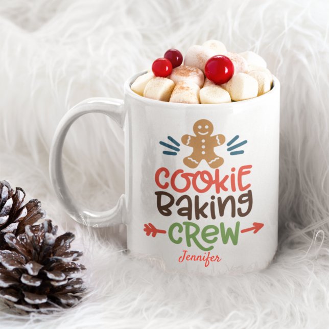 Personalized Cookie Baking Crew Kaffeetasse (Von Creator hochgeladen)