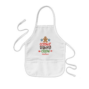 Personalized Cookie Baking Crew Kinderschürze