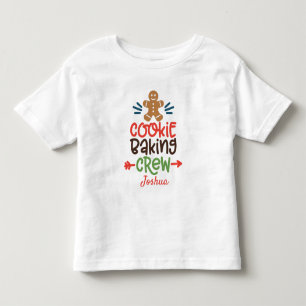 Personalized Cookie Baking Crew Kleinkind T-shirt