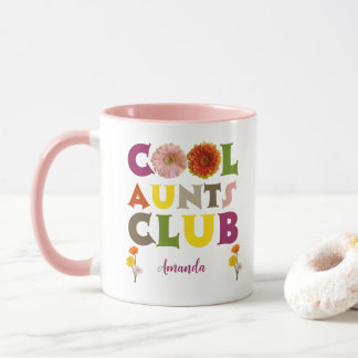 Personalized Cool Aunts Club Coffee Tasse