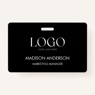 Personalized Corporate Business Logo Modern ID Ausweis