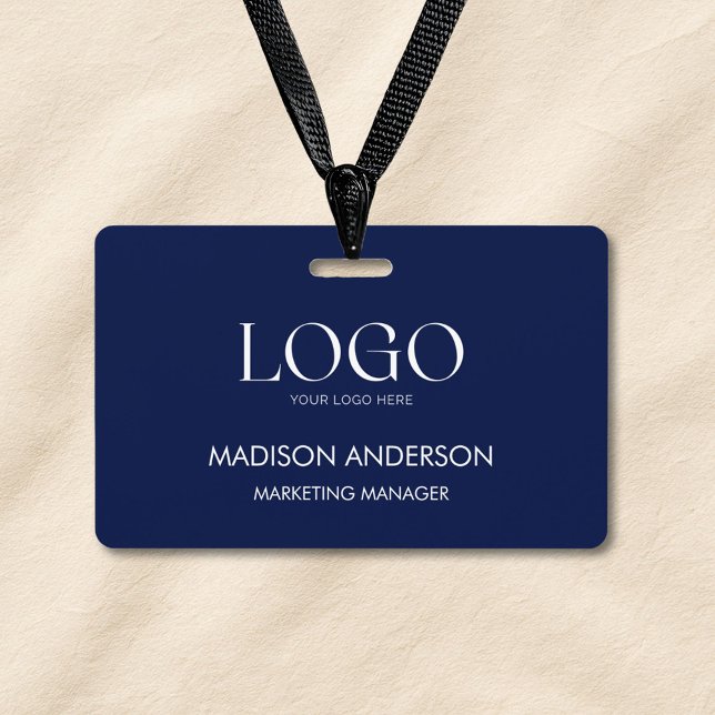 Personalized Corporate Business Logo Modern ID Ausweis (In situ)