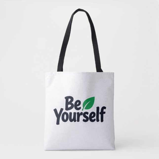 Personalized Cotton Tote Bag – Custom Reusable Bud (Vorderseite)