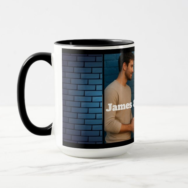 Personalized Couple Mug  Add Your Own Photo & Name Tasse (Links)