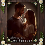 ✅Personalized Couple Photo |Custom Engagement Gift Leinwanddruck<br><div class="desc">Turn your favorite memory into a beautiful personalized couple photo with this elegant custom design. Simply upload your picture to create a meaningful custom couple portrait that captures your special moment together. For the best results, you can easily enhance your photo using Zazzle’s built-in tools. If needed, use the Background...</div>