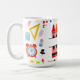 Personalized Crayon Back To School Kaffeetasse
