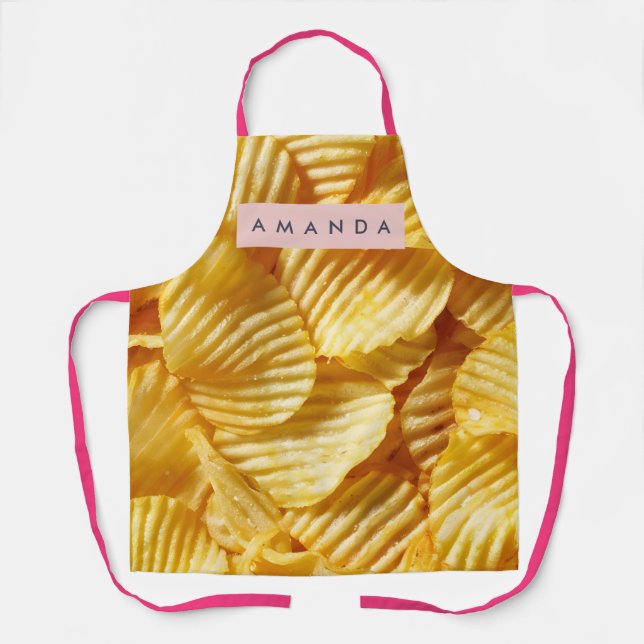 Personalized Crispy Potato Chip Design Schürze (Vorderseite)