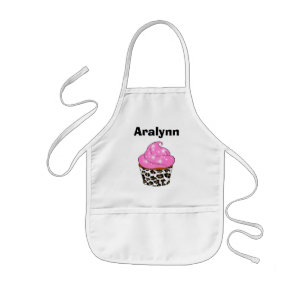 “Personalized Cupcake Apron” for Children Kinderschürze