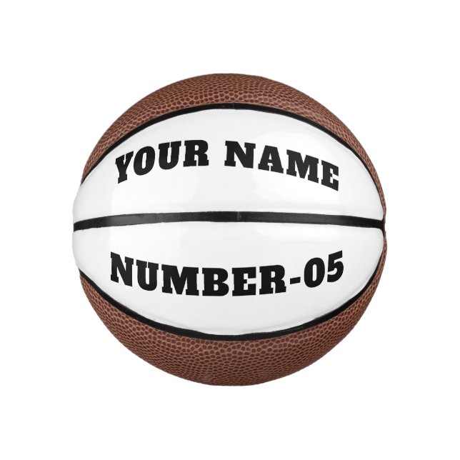 Personalized Custom Basketball –Your Text Here (Vorderseite)