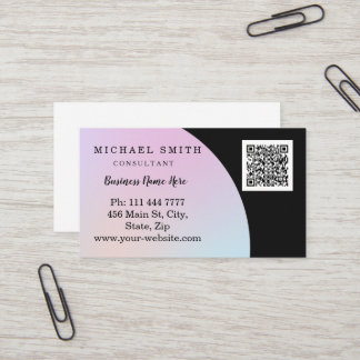 Personalized Custom Corporate QR Code Logo Busines Visitenkarte