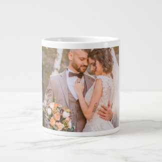 Personalized Custom Couple Photo Jumbo-Tasse