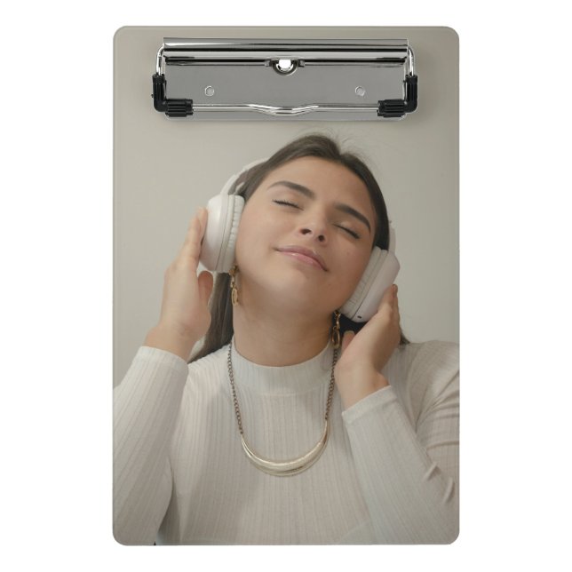  Personalized Custom Full Photo Mini Klemmbrett (Vorderseite)
