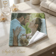 Personalized Custom Image Soft Wash Cloth Twl Gift