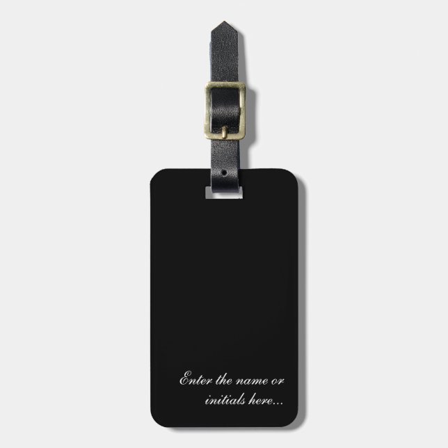 Personalized Custom Luggage Tag Gepäckanhänger (Vorderseite vertikal)