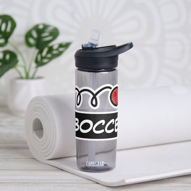 Personalized custom name bocce ball trinkflasche (Yoga)