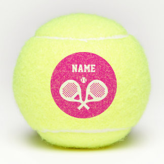 Personalized custom name padel racket sports logo tennisbälle