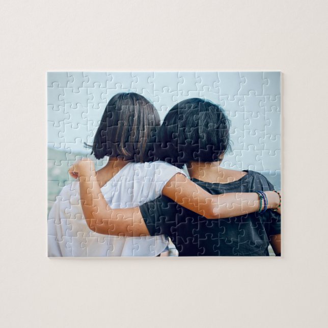 Personalized Custom Photo Best Friends Puzzle (Horizontal)