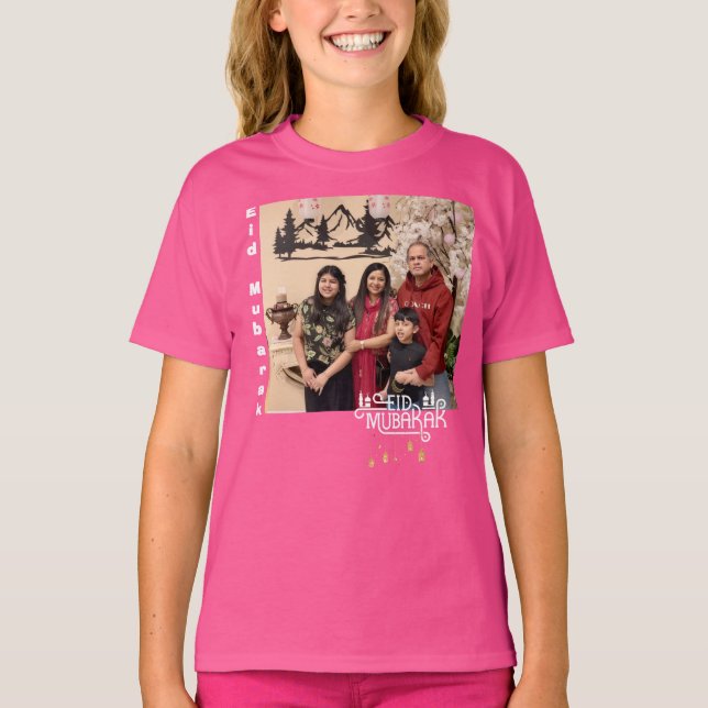 Personalized Custom Photo Picture Friends Family T-Shirt (Vorderseite)