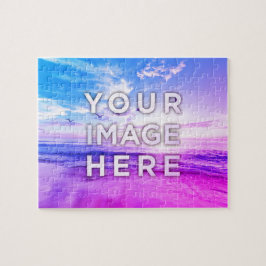 Personalized Custom Photo Vaporwave Puzzle