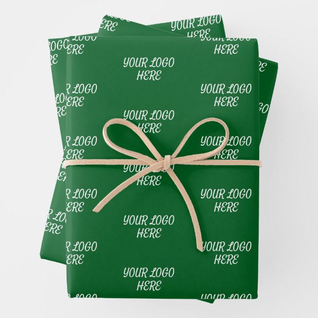 Personalized Custom Your Logo Here Business Office Geschenkpapier Set (Beispiel)