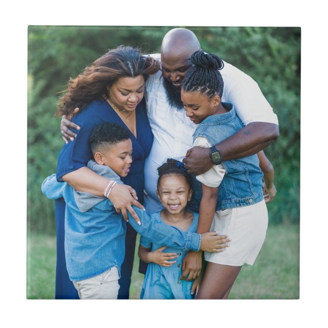 Personalized Custom Your Own Photo Ceramic Tile Fliese (Vorderseite)