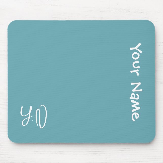 Personalized Cute Mouse Pad – Name & Initials Gift Mousepad (Vorne)