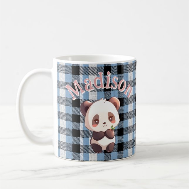 Personalized Cute Panda Coffee Mug Kaffeetasse (Links)