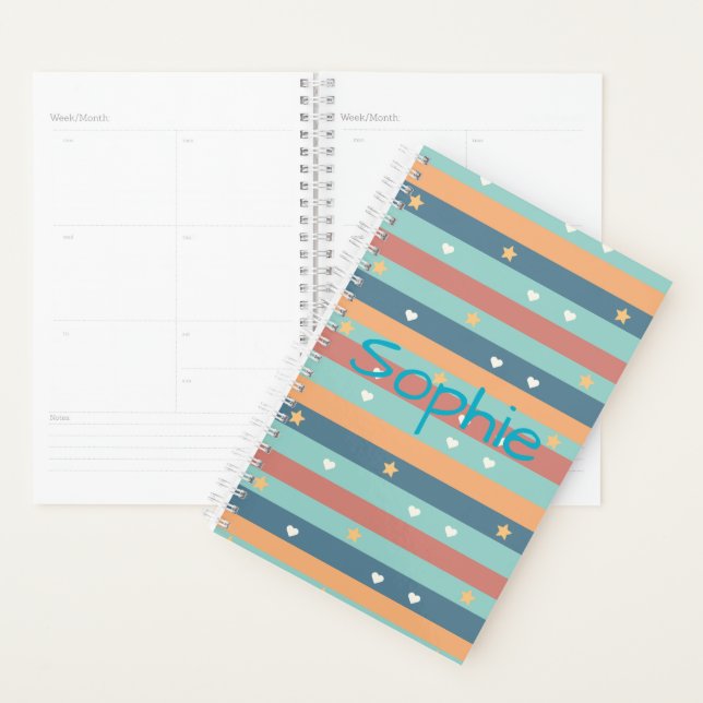 Personalized Cute Planner with Name Planer (Anzeige)