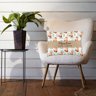 Personalized Cute woodland Fox nursery decor Dekokissen