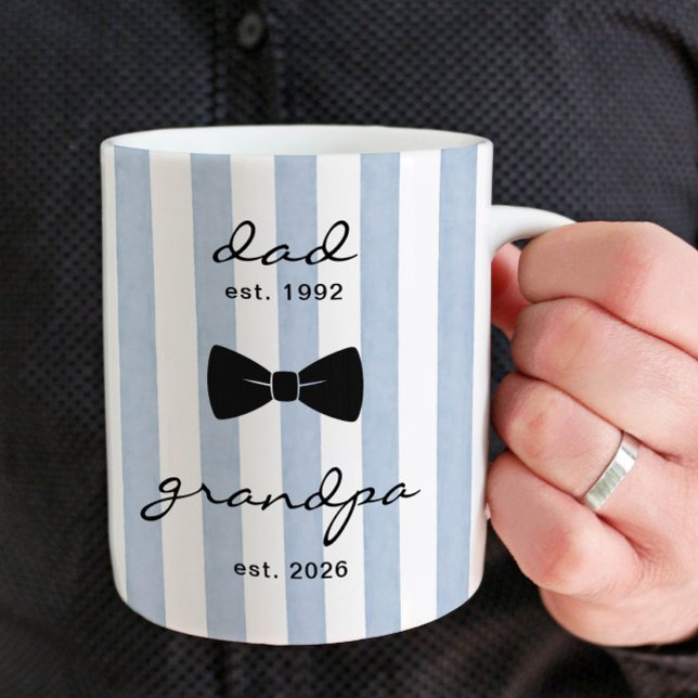 Personalized Dad to Grandpa Mug Gift Kaffeetasse (Von Creator hochgeladen)