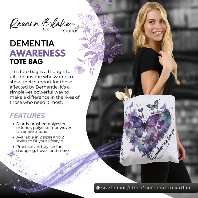 Personalized Dementia Awareness Tote Bag (Von Creator hochgeladen)