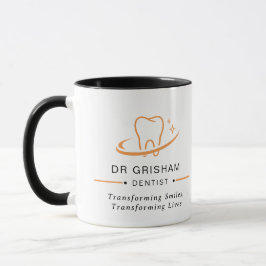 Personalized Dentist Logo Coffee Mug Tasse