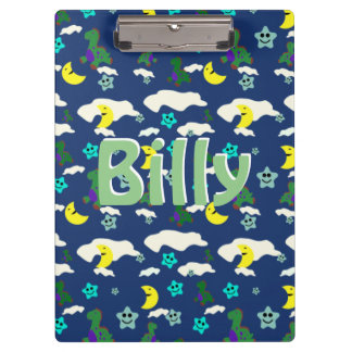 Personalized Dinosaur Klemmbrett