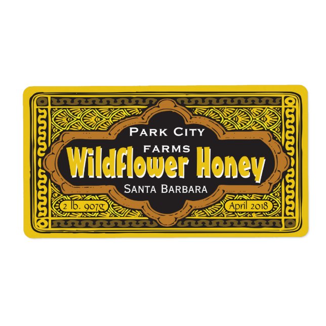 Personalized Diricion Honey Jar (Vorne)