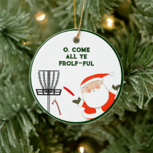 Personalized Disc Golf Collectible 2023 Keramik Ornament