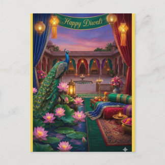 Personalized Diwali Festival Postcard Postkarte