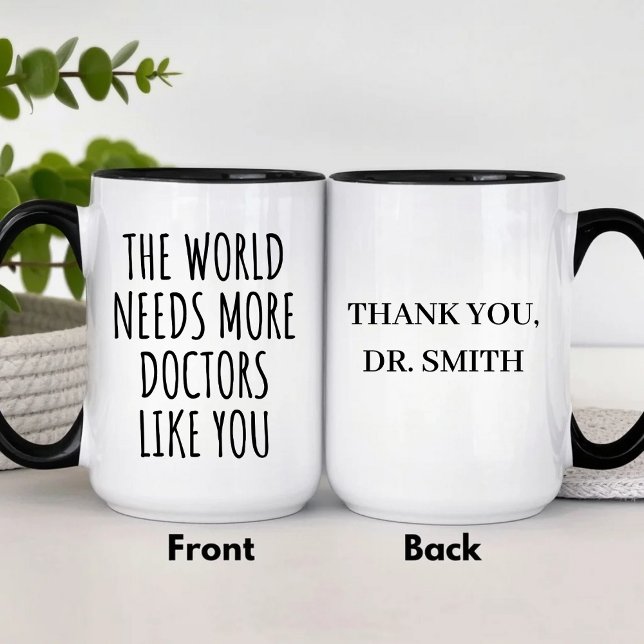 Personalized Doctor Appreciation Thank You Tasse (Von Creator hochgeladen)