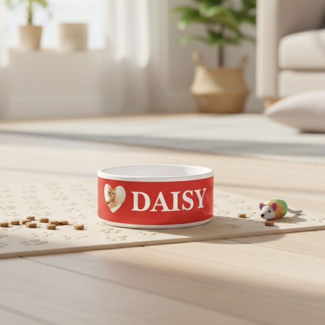 Personalized dog bowl with pet's photo + name Pers Napf (Von Creator hochgeladen)
