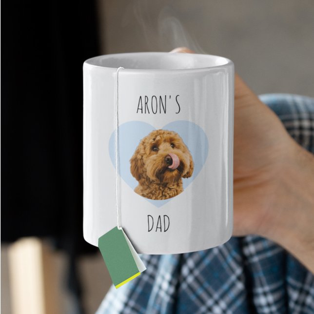 Personalized Dog Dad Valentine | Custom Pet  Kaffeetasse (Von Creator hochgeladen)