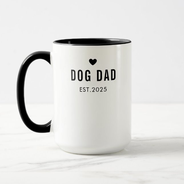 Personalized Dog Mom – Custom Name Mother’s Day Tasse (Links)